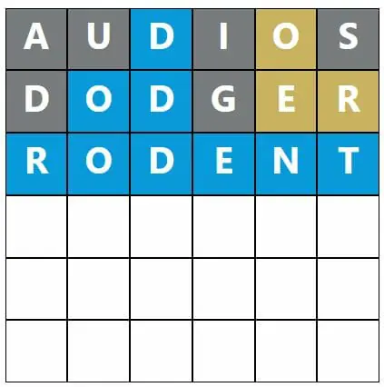 Daily Word Hurdle #538 Afternoon Answer - 13th October 2022
