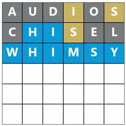Daily Word Hurdle #543 Morning Answer - 16th October 2022