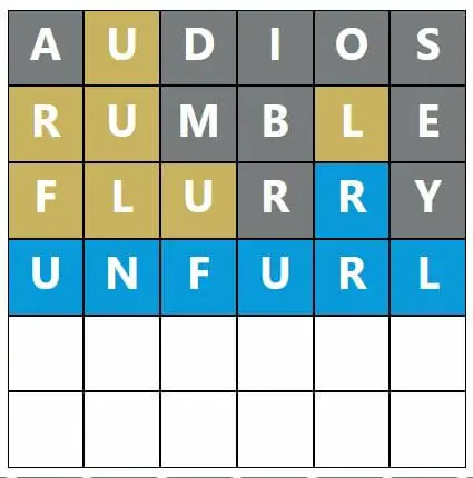 Daily Word Hurdle #548 Afternoon Answer - 18th October 2022