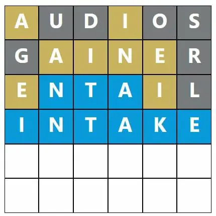Daily Word Hurdle #554 Afternoon Answer - 21st October 2022