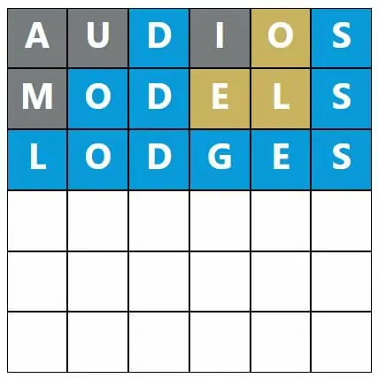 Daily Word Hurdle #555 Morning Answer - 22nd October 2022