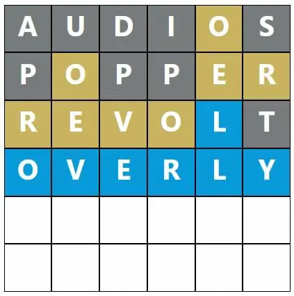 Daily Word Hurdle #558 Afternoon Answer - 23rd October 2022
