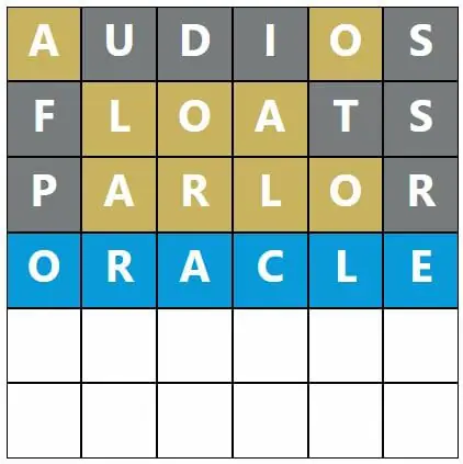 Daily Word Hurdle #559 Morning Answer - 24th October 2022
