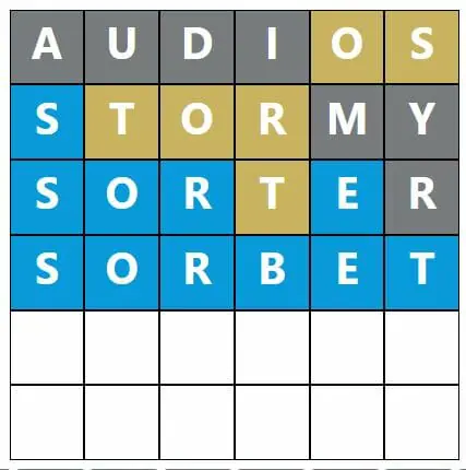Daily Word Hurdle #570 Afternoon Answer - 29th October 2022