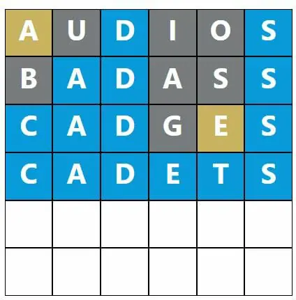 Daily Word Hurdle #574 Afternoon Answer - 31st October 2022