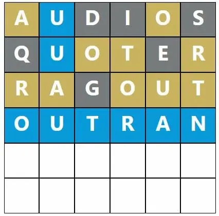 Daily Word Hurdle #575 Morning Answer - 1st November 2022