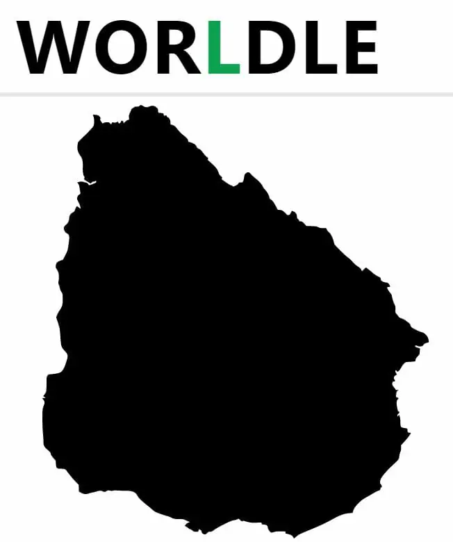 Daily Worldle 254 Country - October 2nd 2022