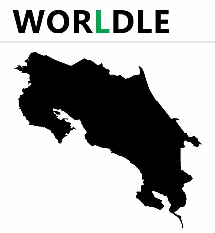Daily Worldle 258 Country - October 6th 2022