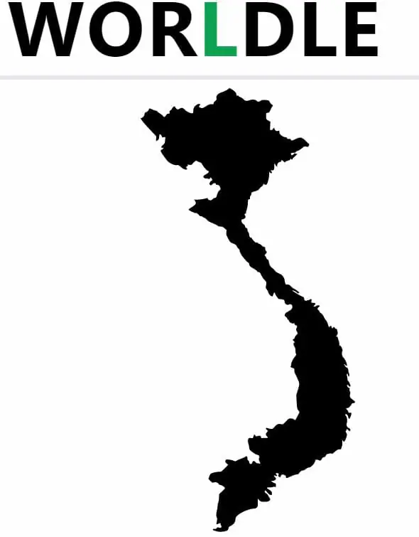 Daily Worldle 273 Country - October 21st 2022
