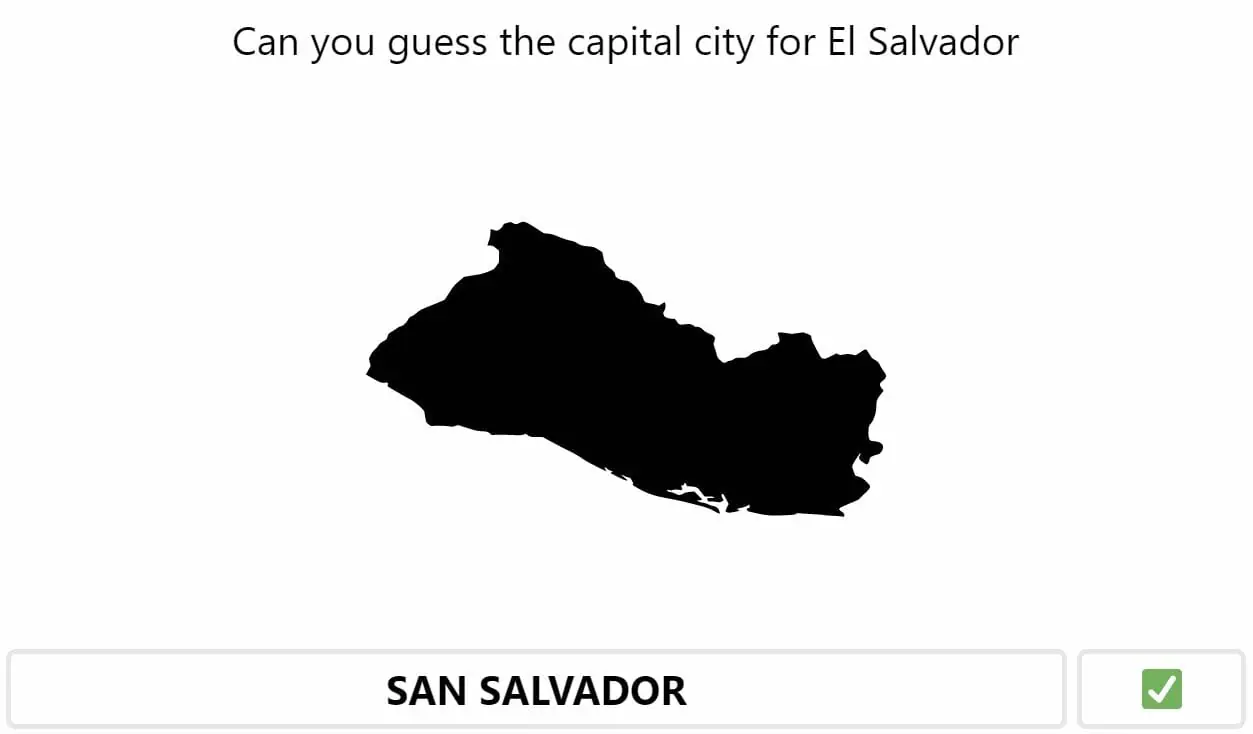 Daily Worldle 281 Bonus Capital Answer - October 29th 2022