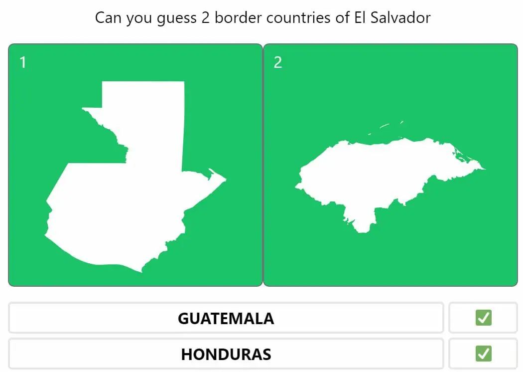 Daily Worldle 281 Bonus Country Borders Answer - October 29th 2022