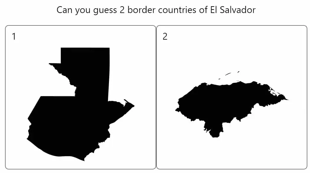 Daily Worldle 281 Bonus Question Country Borders - October 29th 2022