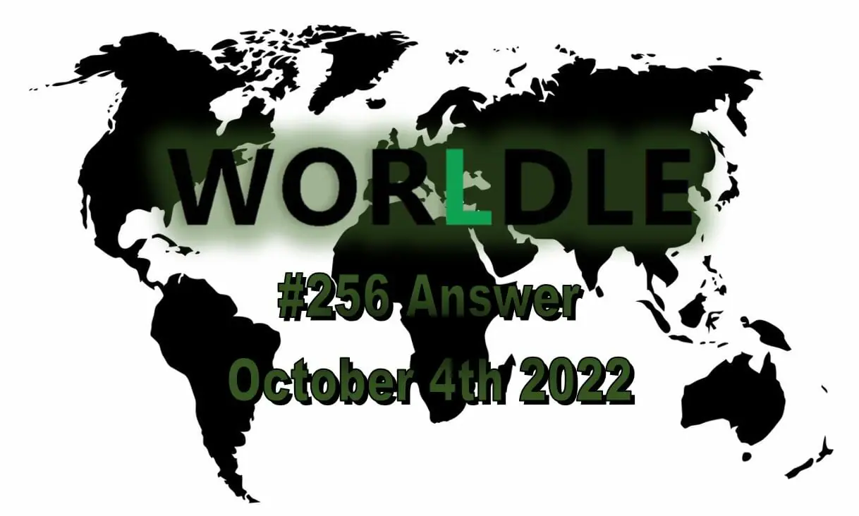 Daily Worldle - October 4th 2022