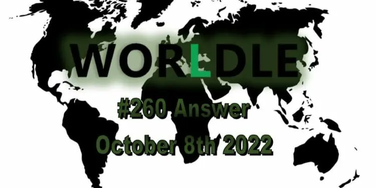 Daily Worldle - October 8th 2022