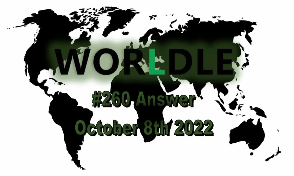 Daily Worldle - October 8th 2022