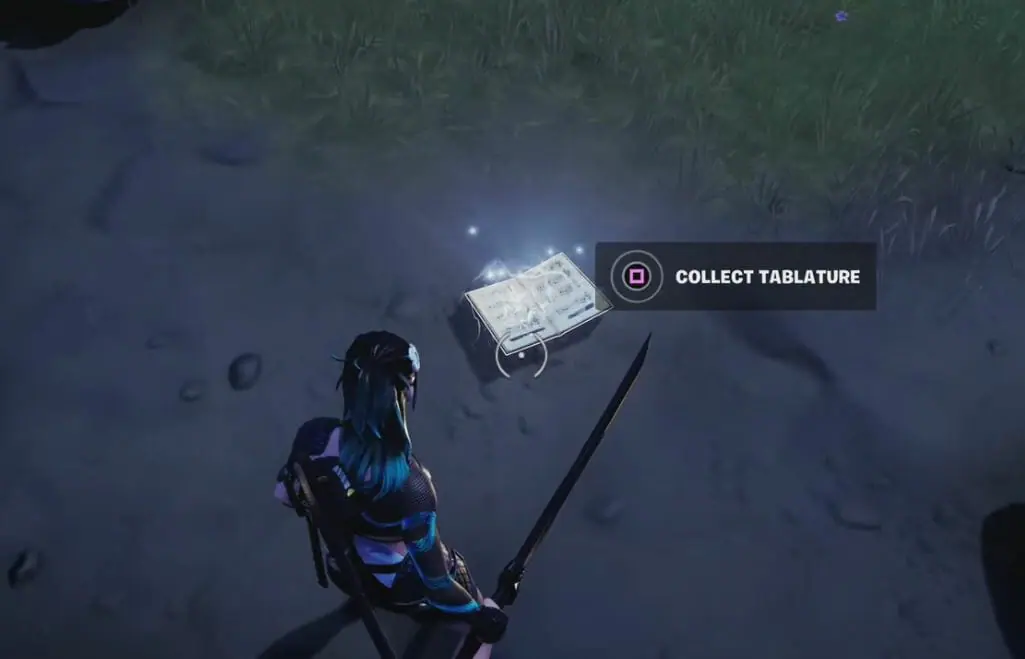 Dig up and Collect Terrifying Tablature in a Single Match Locations - Fortnite