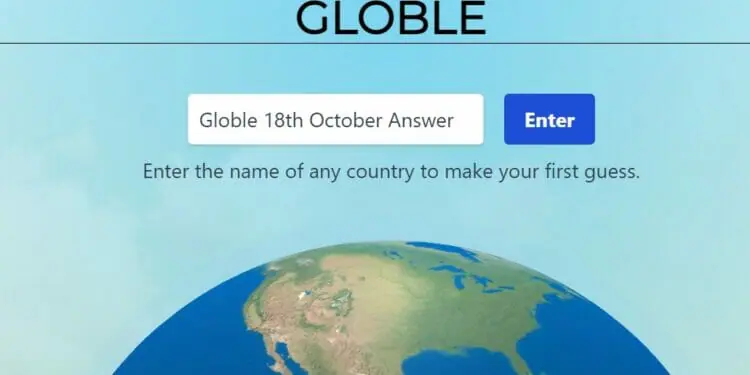 Globle 18 October Answer and Hints Today
