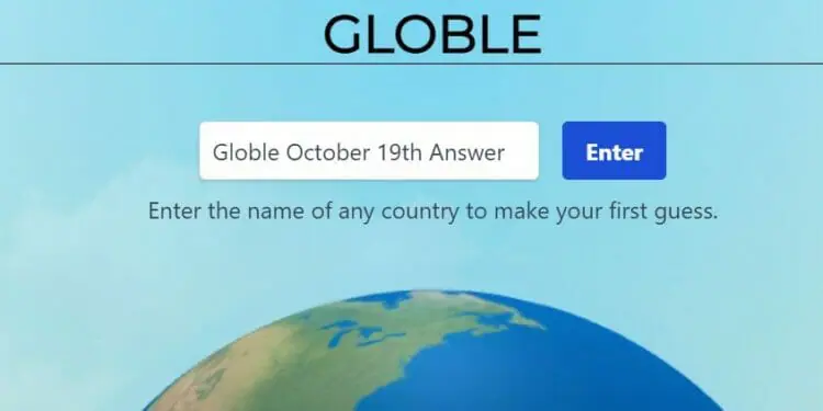Globle 19 October Answer and Hints Today