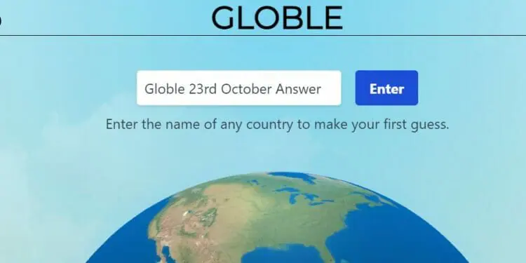 Globle 23 October Answer and Hints Today