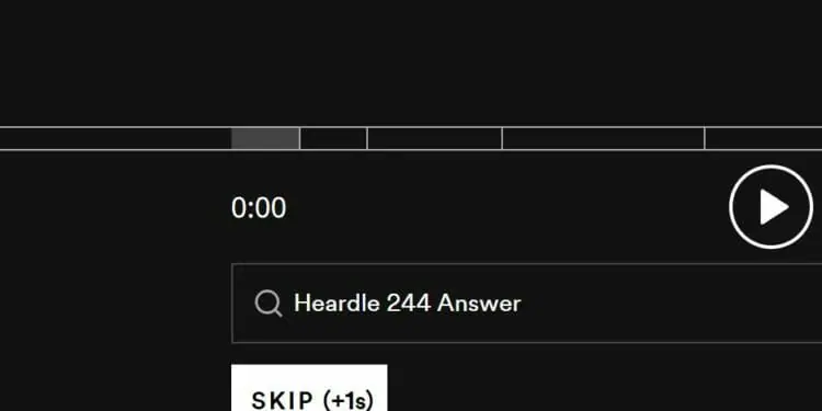 Heardle 26 October Answer and Hints Today 244