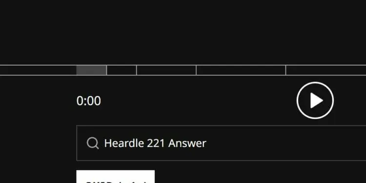 Heardle 3 October Answer and Hints Today 221
