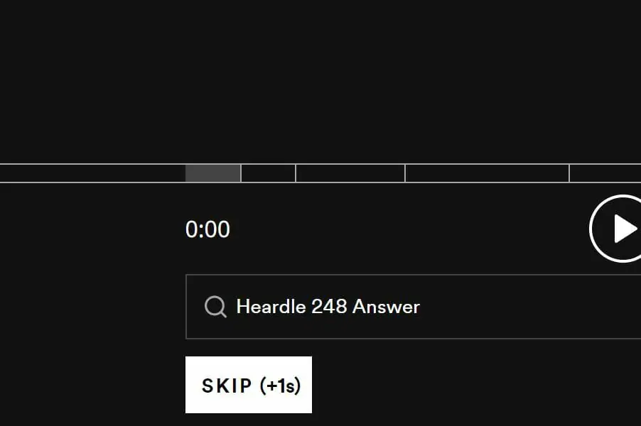 Heardle 30 October Answer and Hints Today 248