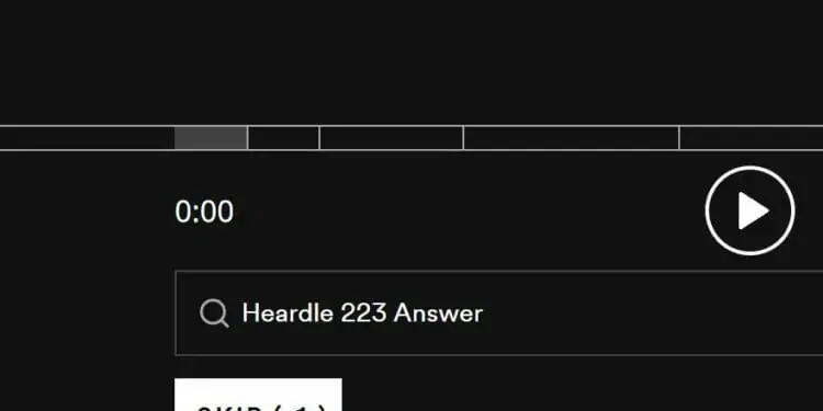 Heardle 5 October Answer and Hints Today 223