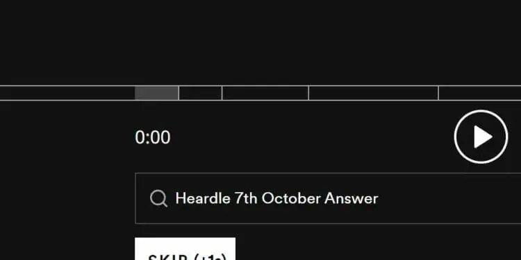 Heardle 7 October Answer and Hints Today 225