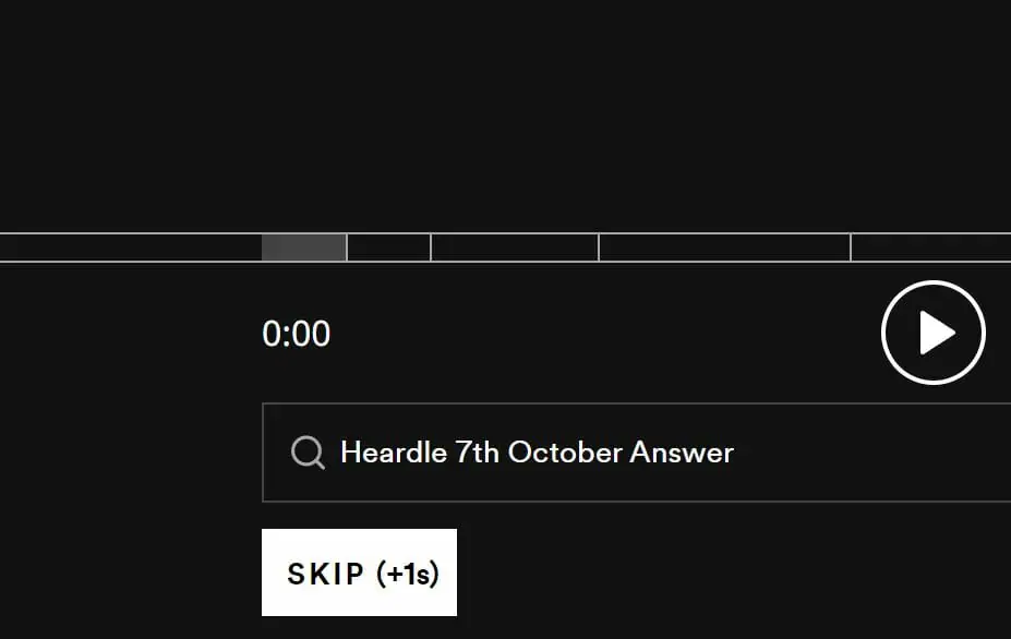 Heardle 7 October Answer and Hints Today 225