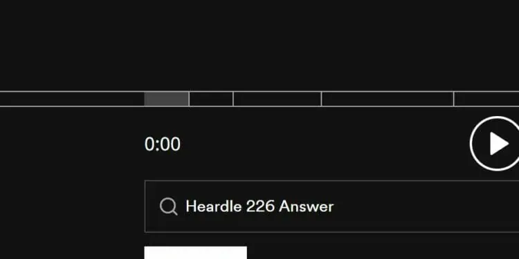 Heardle 8 October Answer and Hints Today 226