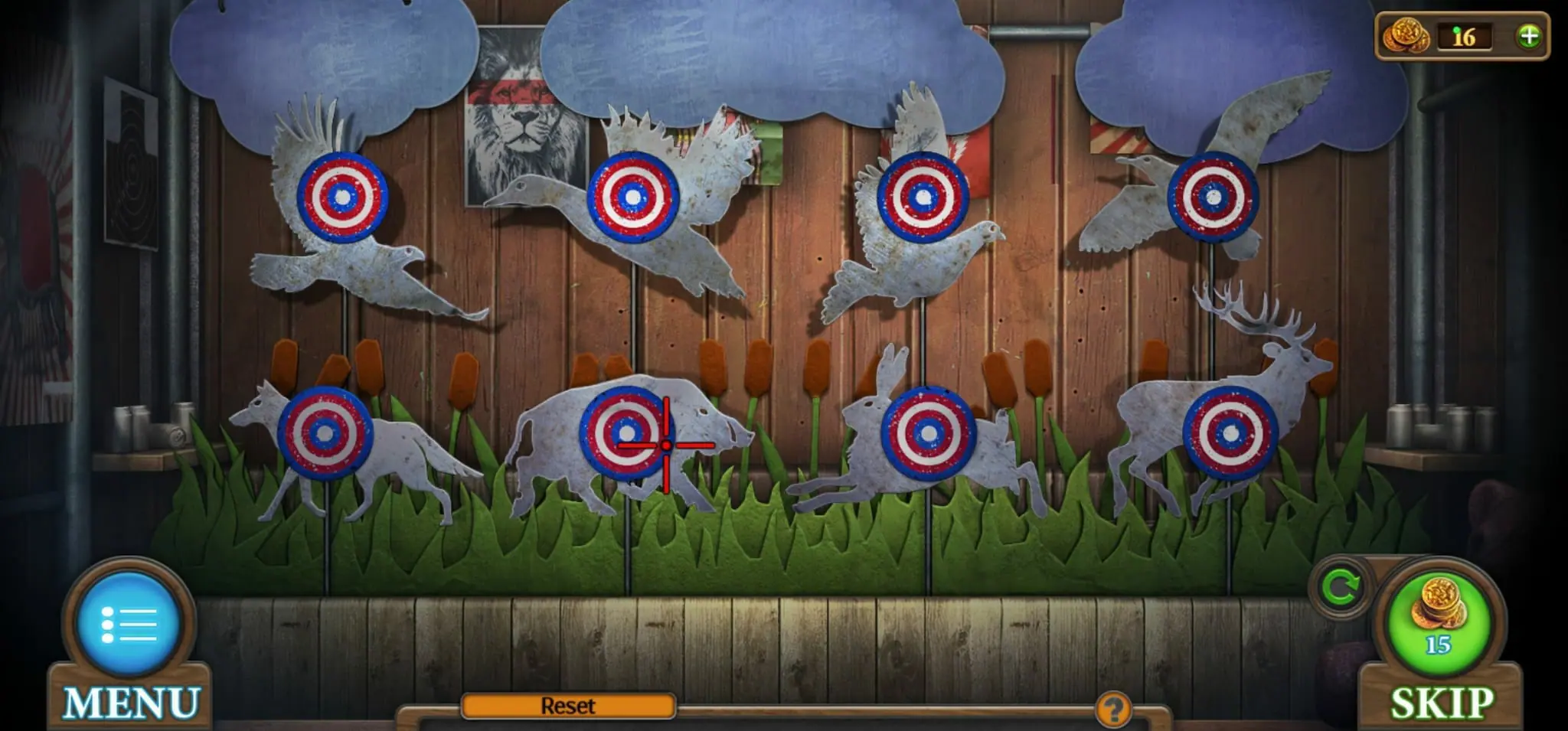 Tricky Doors Level 5 Walkthrough Shooting Range Mini-Game