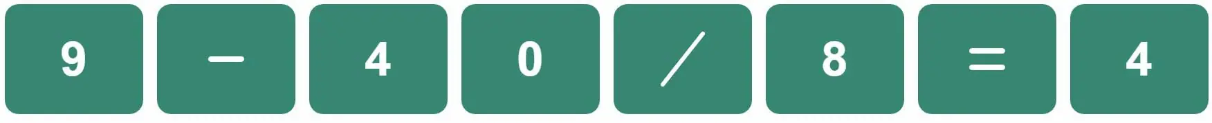 Daily Bi-Nerdle Answer 1 - 13th November 2022