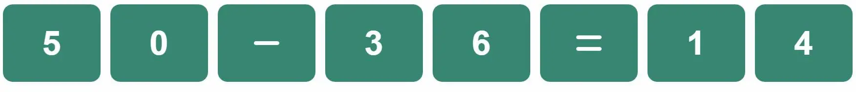 Daily Bi-Nerdle Answer 1 - 15th November 2022