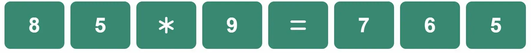 Daily Bi-Nerdle Answer 1 - 20th November 2022