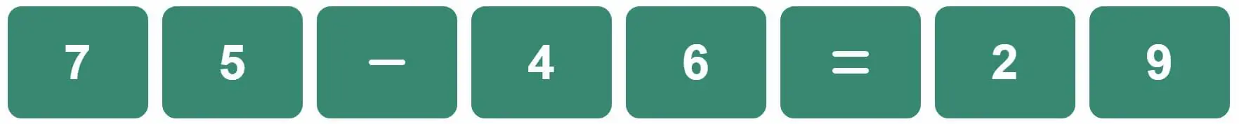 Daily Bi-Nerdle Answer 1 - 21st November 2022