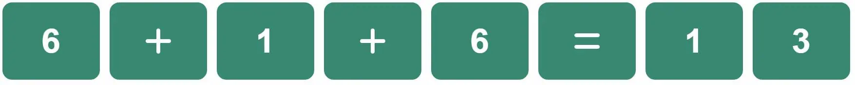 Daily Bi-Nerdle Answer 1 - 25th November 2022