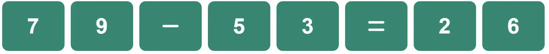 Daily Bi-Nerdle Answer 1 - 29th November 2022