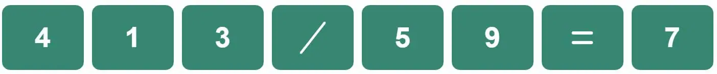 Daily Bi-Nerdle Answer 1 - 6th November 2022