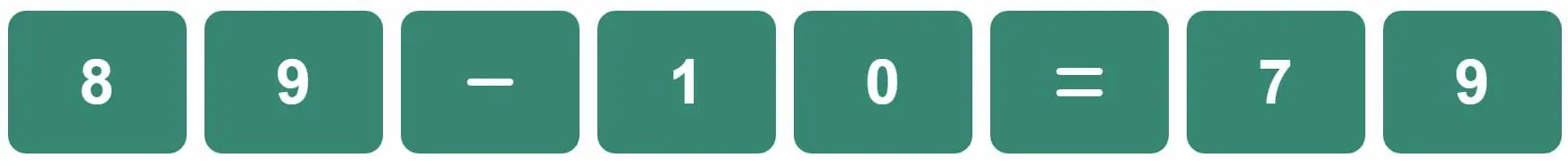 Daily Bi-Nerdle Answer 1 - 7th November 2022