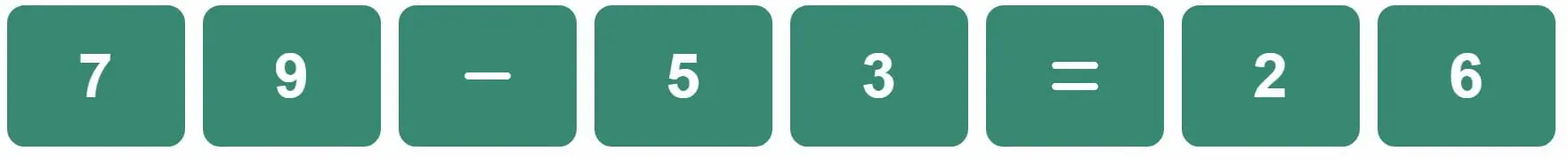 Daily Bi-Nerdle Answer 2 - 19th November 2022