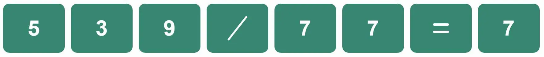 Daily Bi-Nerdle Answer 2 - 7th November 2022