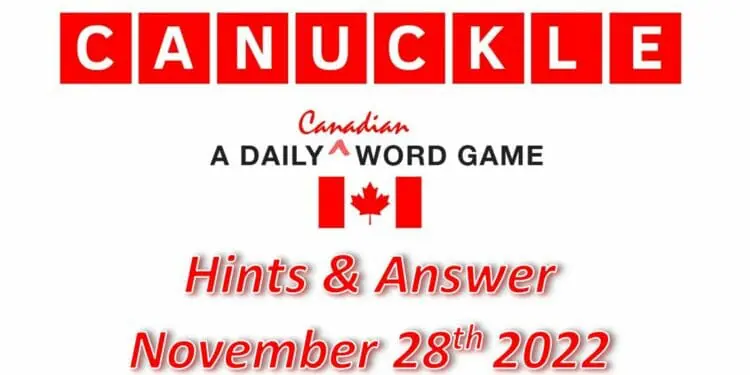 Daily Canuckle - 28th November 2022