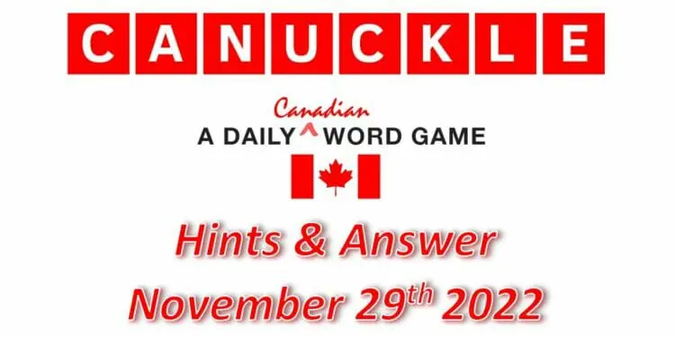 Daily Canuckle - 29th November 2022
