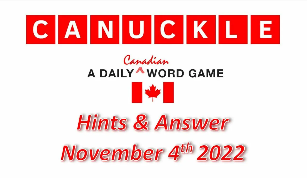 Daily Canuckle - 4th November 2022