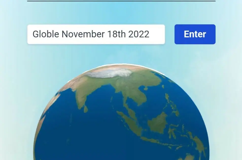 Daily Globle - 18th November 2022