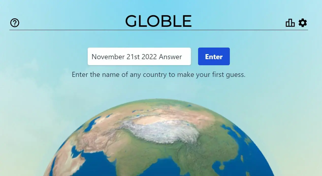 Daily Globle - 21st November 2022