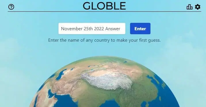 Daily Globle - 25th November 2022