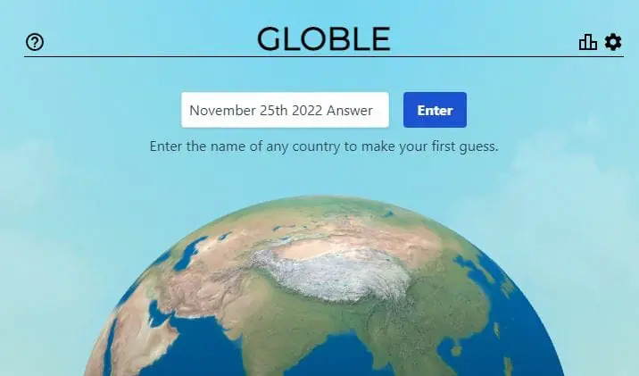 Daily Globle - 25th November 2022