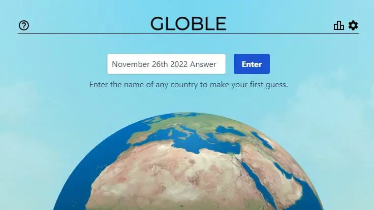 Daily Globle - 26th November 2022