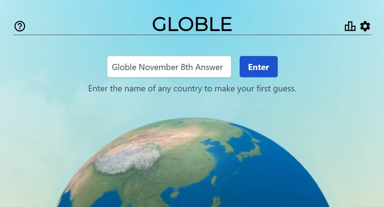 Daily Globle - 8th November 2022